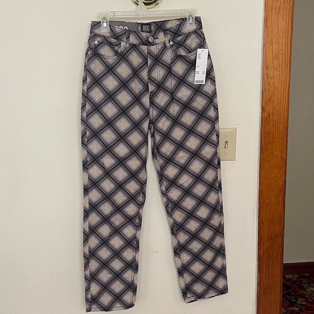 BDG jeans plaid size 27